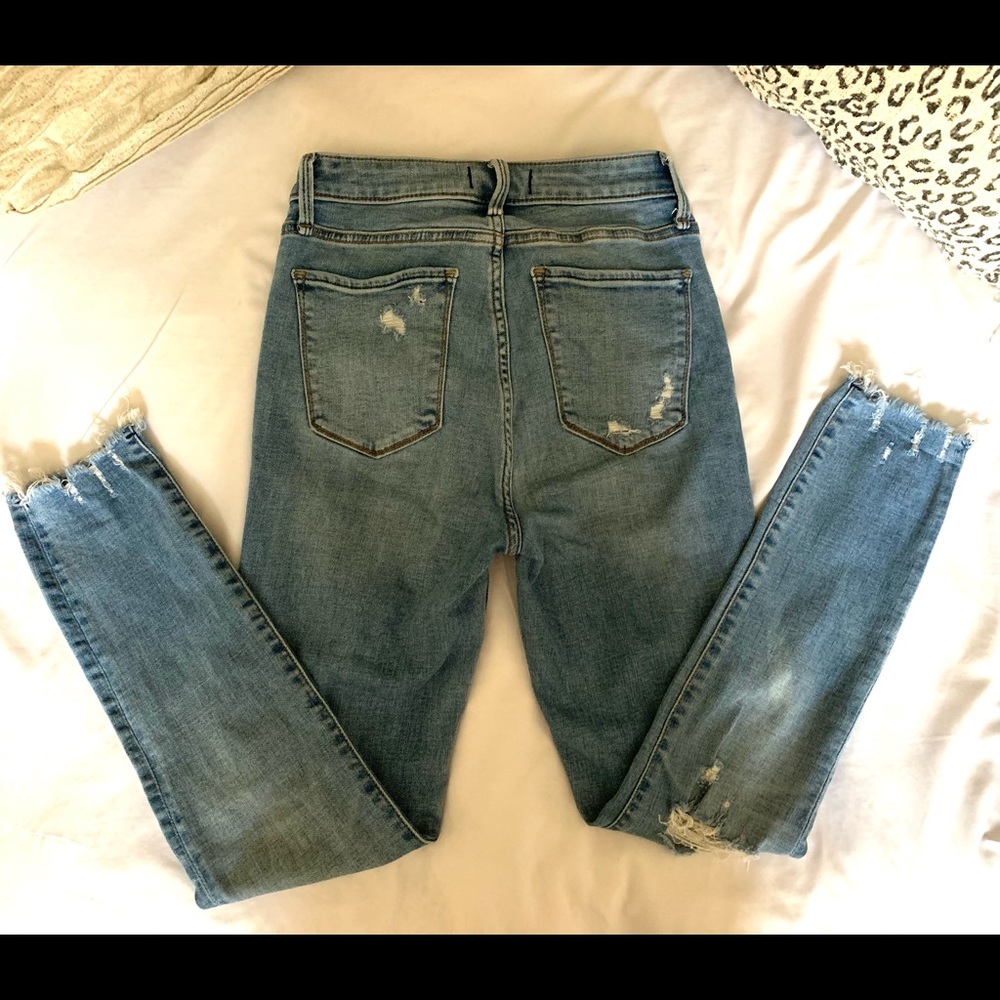 Abercrombie and Fitch high waisted skinny jeans